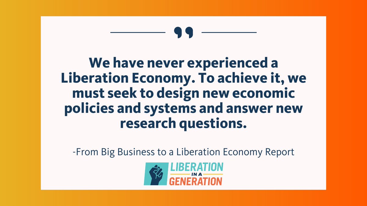 It's not just about profits—it's about power. Big Business co-governs with elites and politicians to shape the economy in their favor. Discover the impact on communities of color in this new report from @liberation_gen. A #LiberationEconomy is possible! liberationinageneration.org/wp-content/upl…