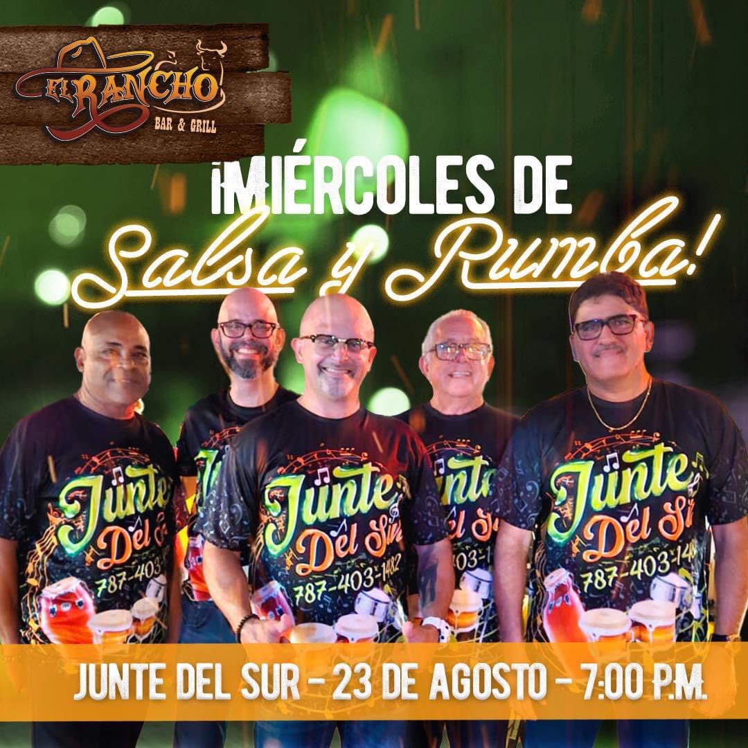 ElRancho_Bar's tweet photo. Bailemos juntos mañana miércoles 23 de Agosto, al ritmo de la música de Junte del Sur, a partir de las 7:00 P.M.

¡Te esperamos en tus clases de Salsa! 💃

El Rancho Bar And Grill ubicado en el Km 17.3, Carr 14, en Juana Díaz. Teléfono 787-692-3098 https://t.co/arrTGhUKFN