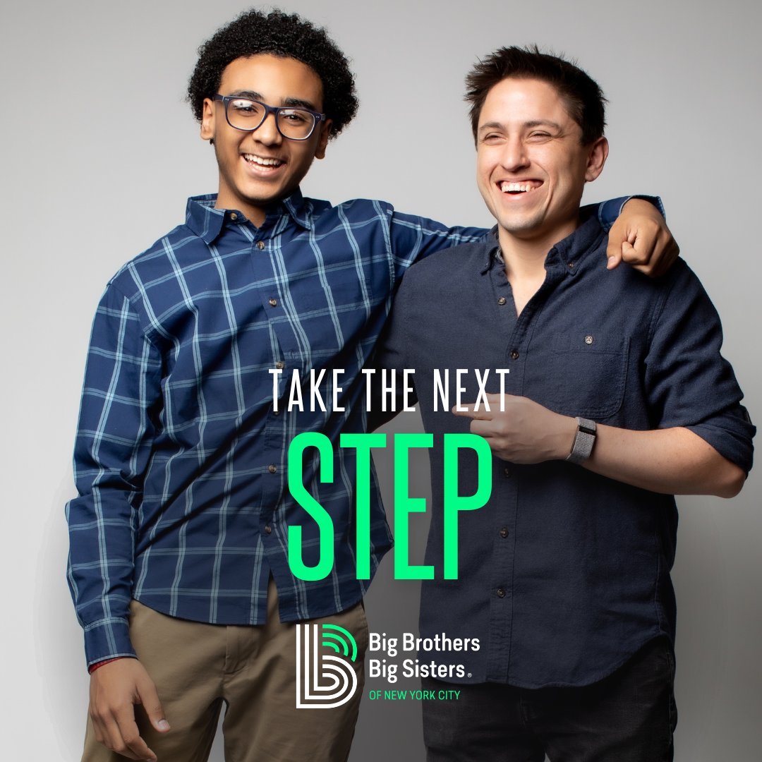 Shape the future. Apply to be a mentor with Big Brother's Big Sisters of NYC and make a difference in your community!

Learn more here: bit.ly/3AgcxIe.

#bbbs #bbbsnyc #bigbrothersbigsisters #becomeamentor #enrollalittle #needamentor #nycmentorship