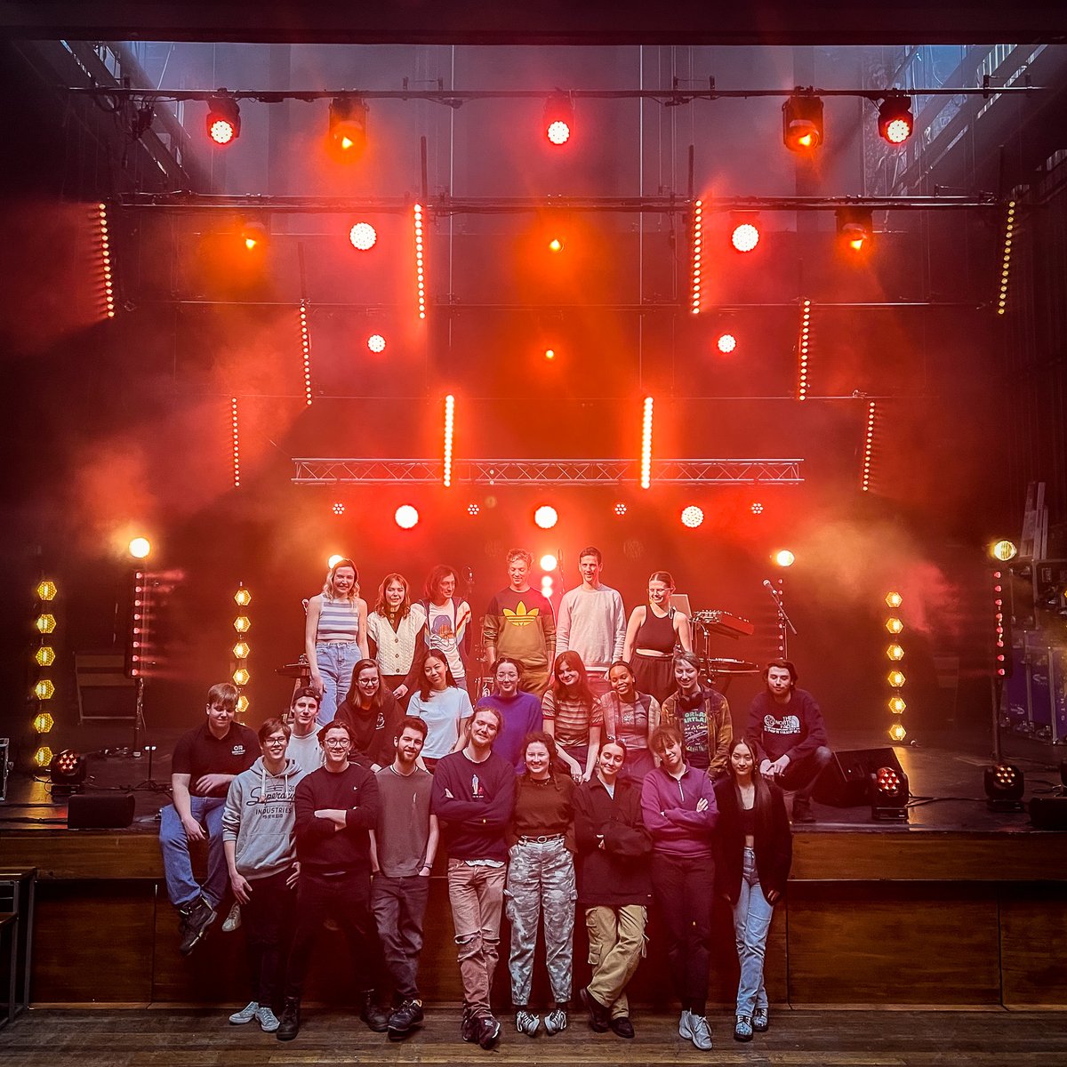 In addition to our Public Productions #RADA #lighting students also work on other projects like this #LiveMusic #Gig with #ConcreteDisco! 
#DramaSchool #RoyalAcademyOfDramaticArt #RADA #TheatreLife #LightingDesign