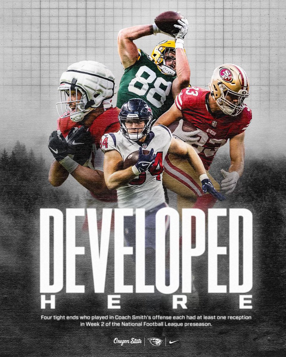 It was awesome watching these 4 guys playing in the NFL last Saturday!!! Each of them have their own story, but all of them played in Coach Smith’s program at Oregon State!