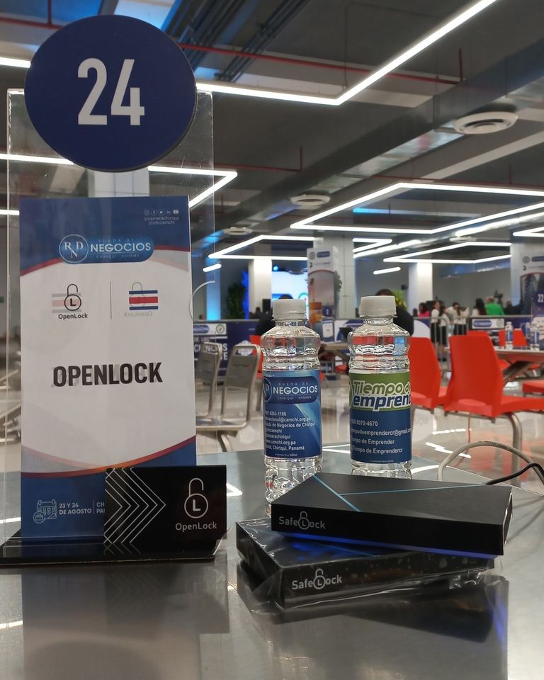 OpenLock20's tweet image. Nos complace anunciar que nos encontramos en la Rueda de Negocios 2023, Chriquí, Panamá.🇵🇦

#OpenLock #SafeLock #RDN2023