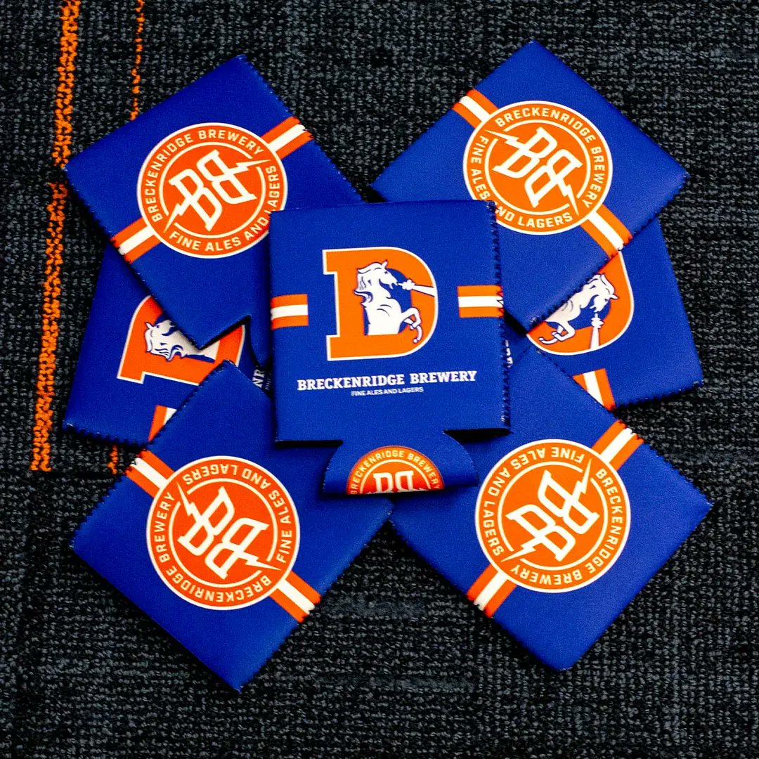 We've got some @BreckBrew koozies for ya, #BroncosCountry! RT for your chance to win one. 🍻
