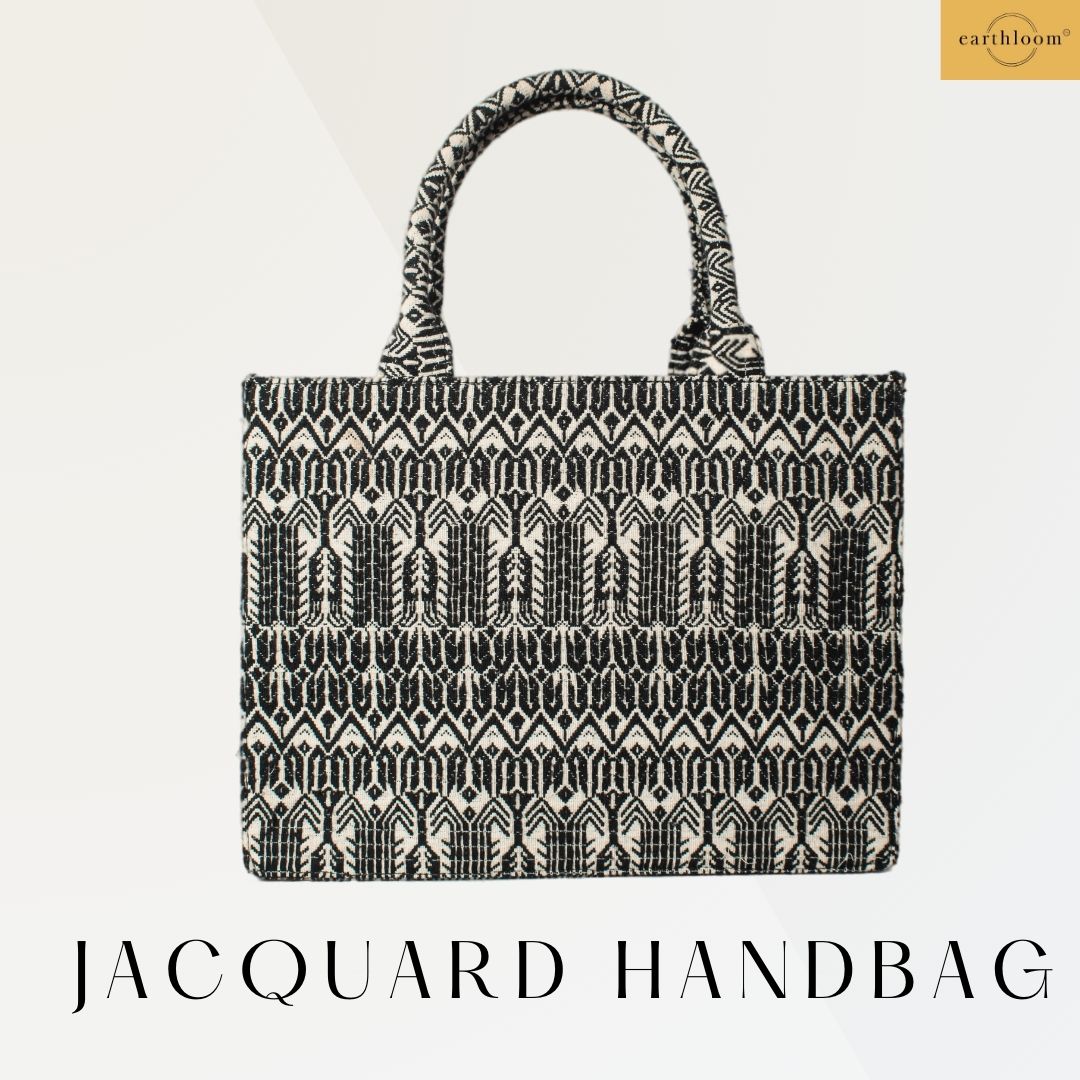 Embrace sustainability in style with our carefully crafted @Earthloom Jacquard Handbags!
✅Spacious by design
✅Travel & Toddler friendly
✅Simply elegant

DM for more details.

#blackandwhite #bagsforwomen #jacquardhandbag  #clothhandbag #jacquardproducts #jacquardfabric