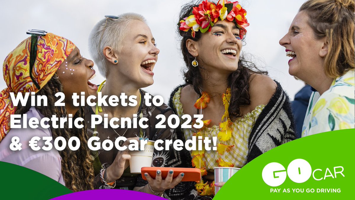 🎉 𝗪𝗶𝗻 𝟮 𝗧𝗶𝗰𝗸𝗲𝘁𝘀 𝘁𝗼 𝗘𝗹𝗲𝗰𝘁𝗿𝗶𝗰 𝗣𝗶𝗰𝗻𝗶𝗰 🎉 We are giving away 2 tickets to the biggest festival of the year 🙌 How to enter 👇 📲𝟭. Follow this page 🔄𝟮. Like + share this post 🙋𝟯. Tag your festival buddy below T&Cs & more at gocar.ie/electric-picni…