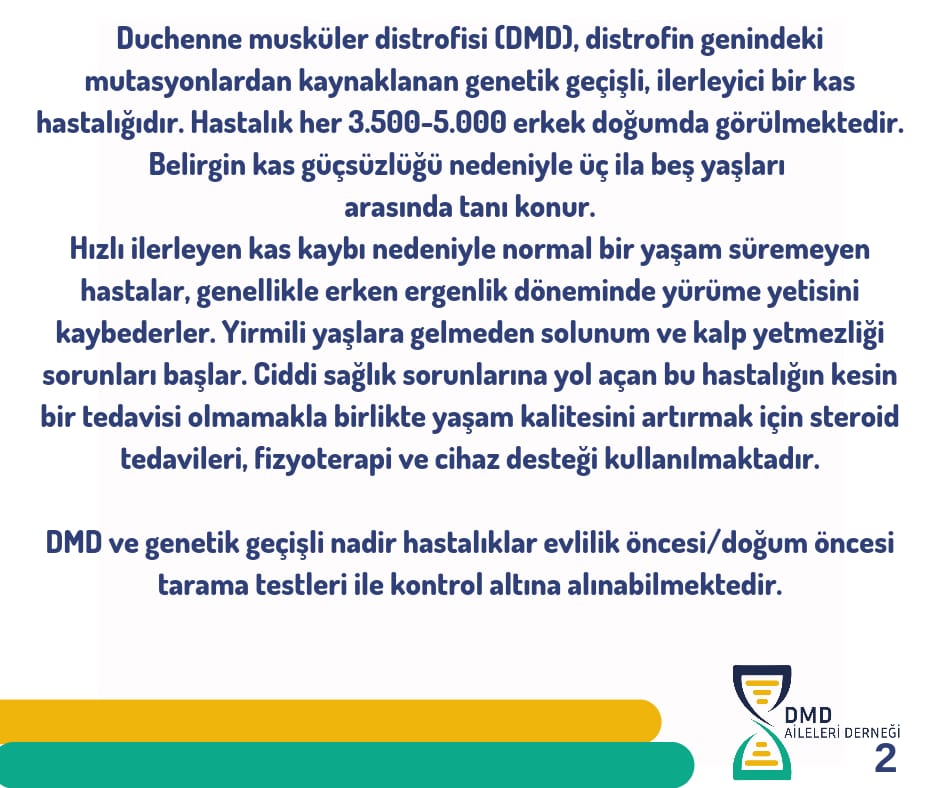 Dmd_aileleri's tweet photo. 📌Etkili ve güvenli tedavilere erişimin önünde hiçbir engel olmamalıdır!

#DMDduyulsundiye
#DMD
#DMDFARKINDALIKGÜNÜ 
#nadirhastalıklar
#Duchenne https://t.co/PW5fTWmO2z