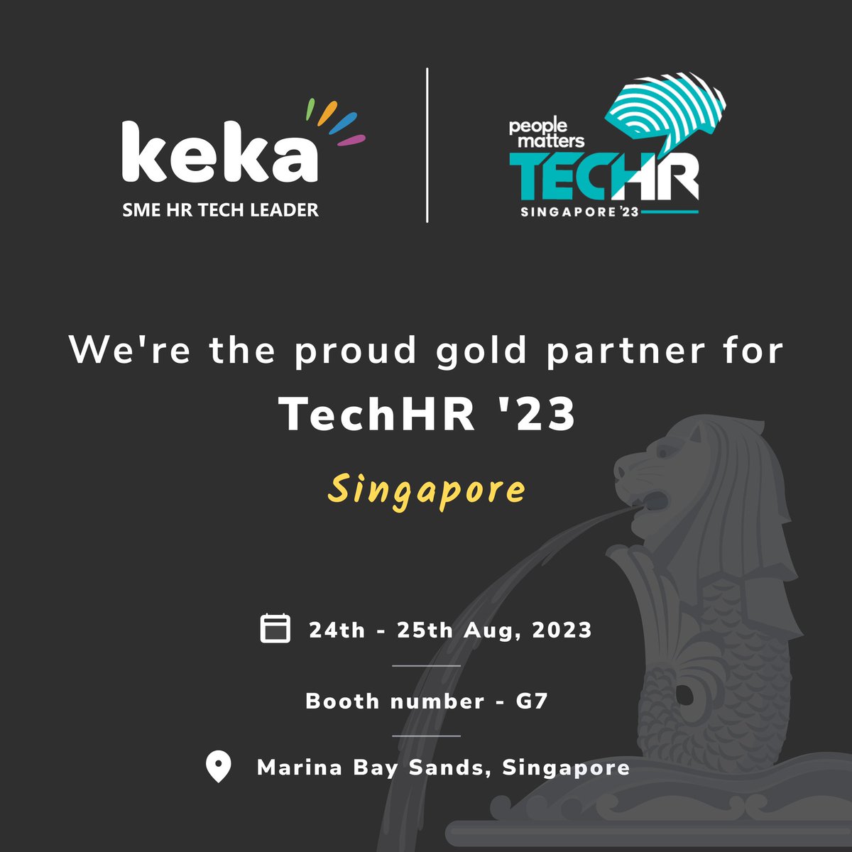kekahr_official's tweet photo. π
We're stoked to announce that we're the gold partner for the Tech HR Singapore 2023. Through this platform, we aim to close the gap between people and success with cutting-edge HR Technology. Weβre excited to meet Singapore's HR Tech enthusiasts and elevate π
#TechHRSG #HR https://t.co/xXAQN4iQTz
