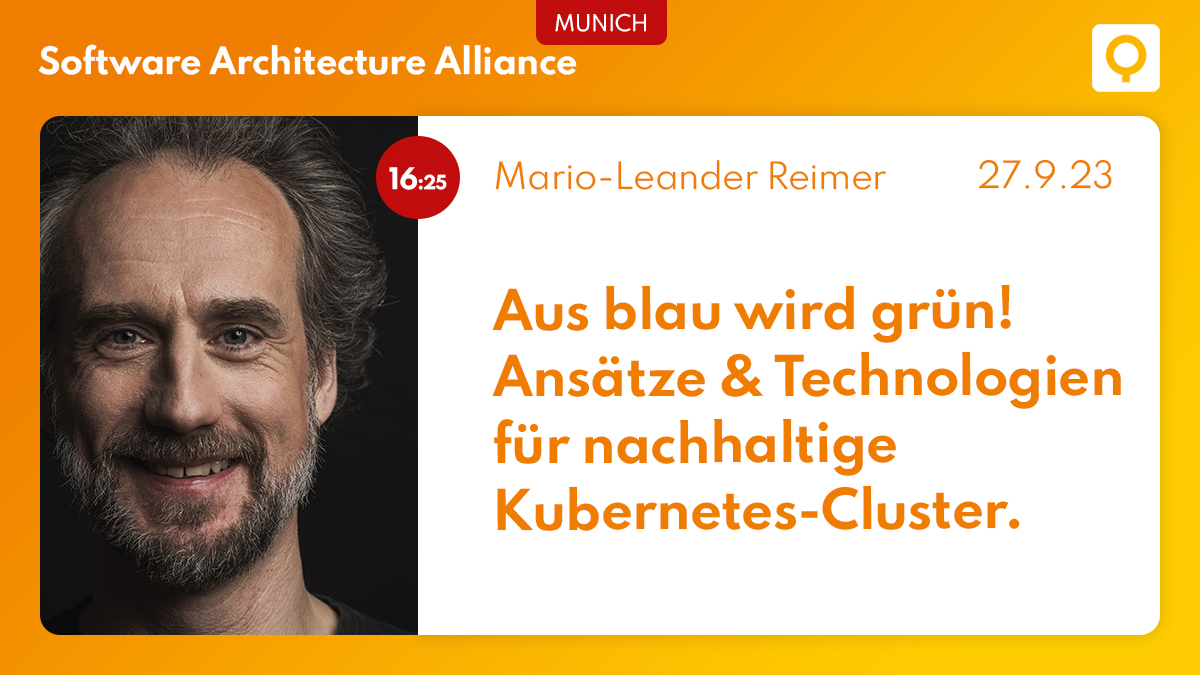 Ein laufendes Notebook benötigt 2️⃣5️⃣% dessen Energiebedarfs, 7️⃣5️⃣% fallen bei der Produktion an (<a href="/internetarchive/">Internet Archive</a>). Daher sollten wie es möglichst lange nutzen. Wie du zusätzlich deine #K8s Cluster grüner machst, zeigt dir <a href="/LeanderReimer/">M.-Leander Reimer</a> auf der <a href="/SAA_conf/">Software Architecture Alliance</a>: bit.ly/46LJtGu