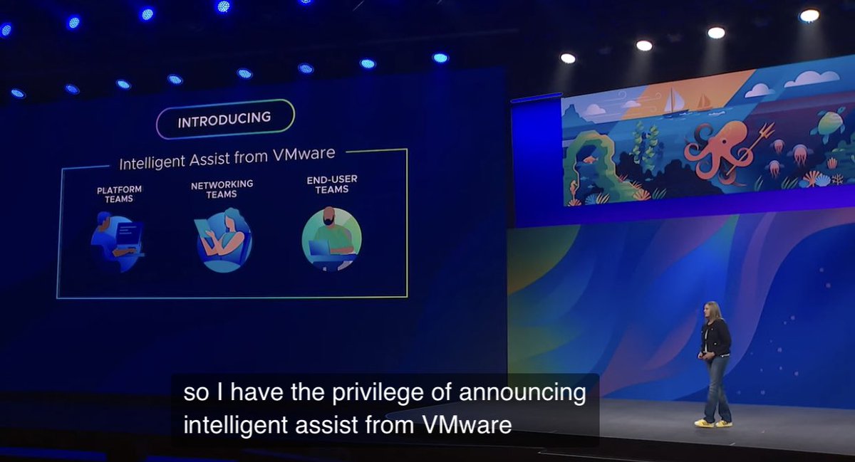 📰 ANNOUNCING “Intelligent Assist” by @VMware:

✅ Conversational chat🗣️

✅ Recommendations

✅ Implementation at the click of a button 🛎️

@AmandaBlev VP & CTO Americas, @vmwocto  #VMwareExplore2023

📌  news.vmware.com/vmware-explore…

#VMwareEvangelist | #VMwareExplore #NVIDIA #Cloud