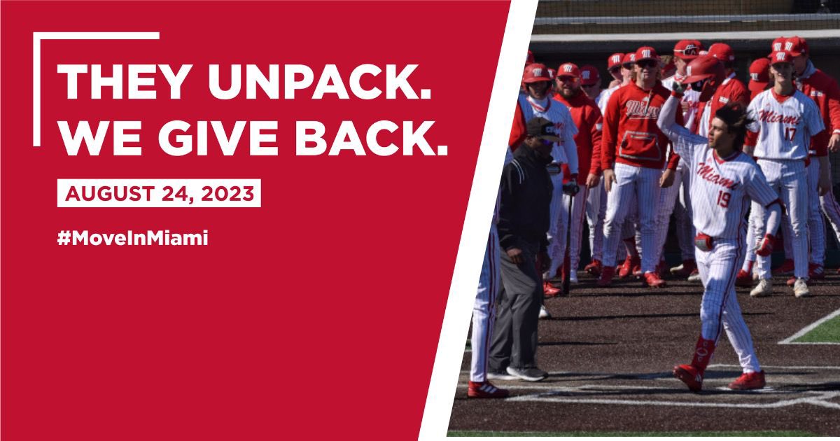Join us tomorrow, August 24th, and help make a difference! 

Any and all donations are a difference maker for our program. 

🔗 MiamiRedHawks.com/SupportBaseball

#MoveInMiami