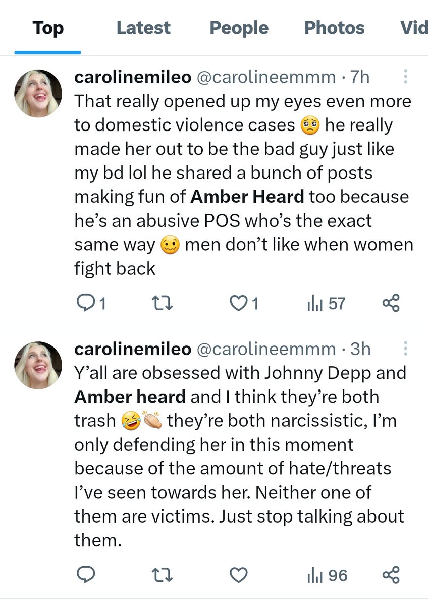 They just keep on coming out of the woodwork. First tweet about #DeppVHeard was 7hrs ago.

'Watch the Netflix doc, they just came out'
' I watched the entire trial every single day..'
'I never once said she was the victim..'
'I'm with her'
'Neither one of them are victims'

Smh!