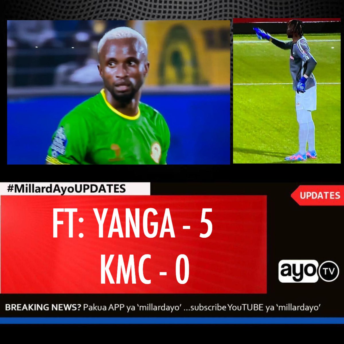 millardayo's tweet image. RT yenye hadhi ya nyota tano kwa Yanga tafadhali… (Job 17’ Aziz Ki 59’ Konkoni 71’ Mudathir 77’ Zouzoua 80’)