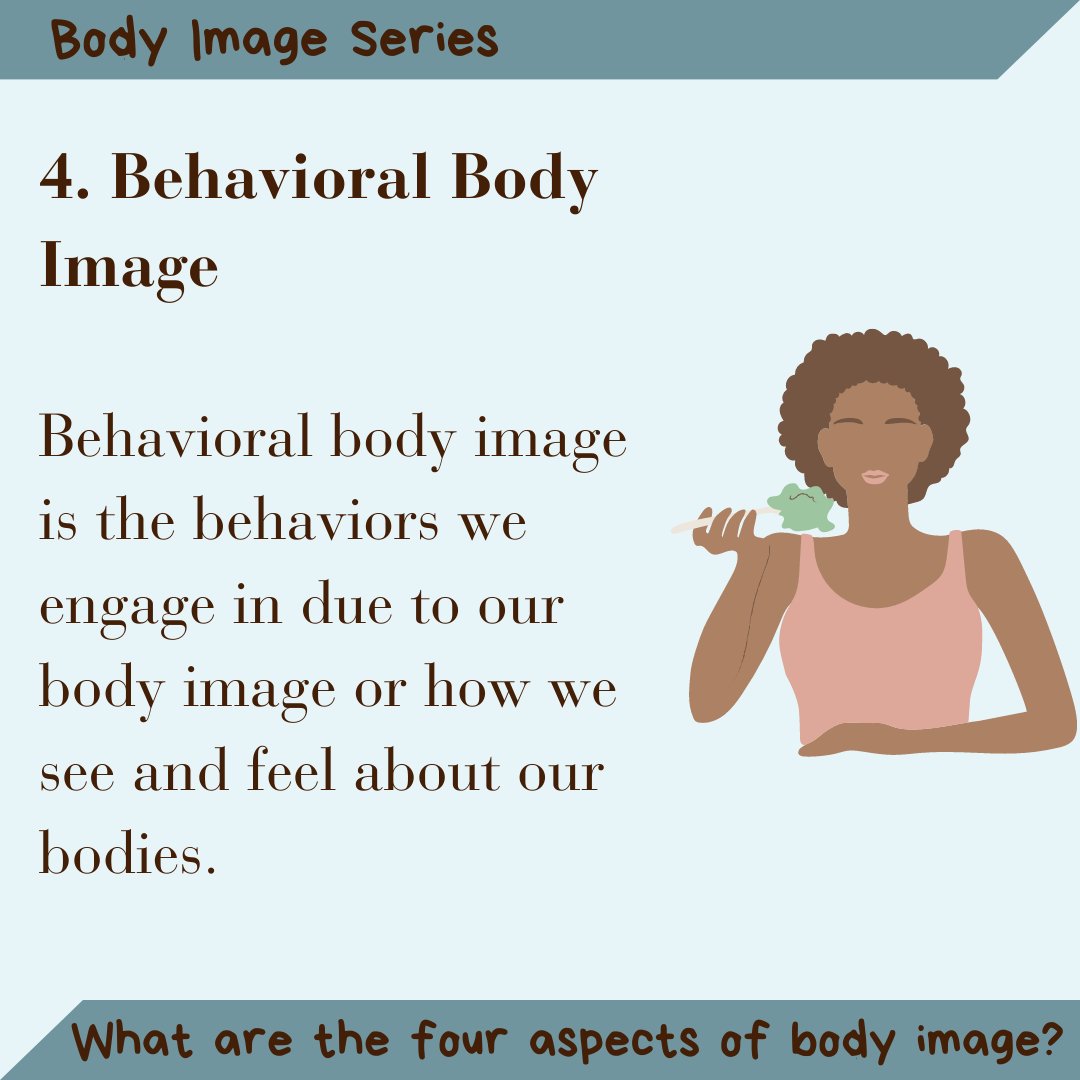 As we wrap up our series, let’s take a deeper dive into the meaning of body image. Swipe through to learn more about the 4 aspects of body image and how body image could be more than just the way a person feels about their appearance. #bodyimage #positivebodyimage