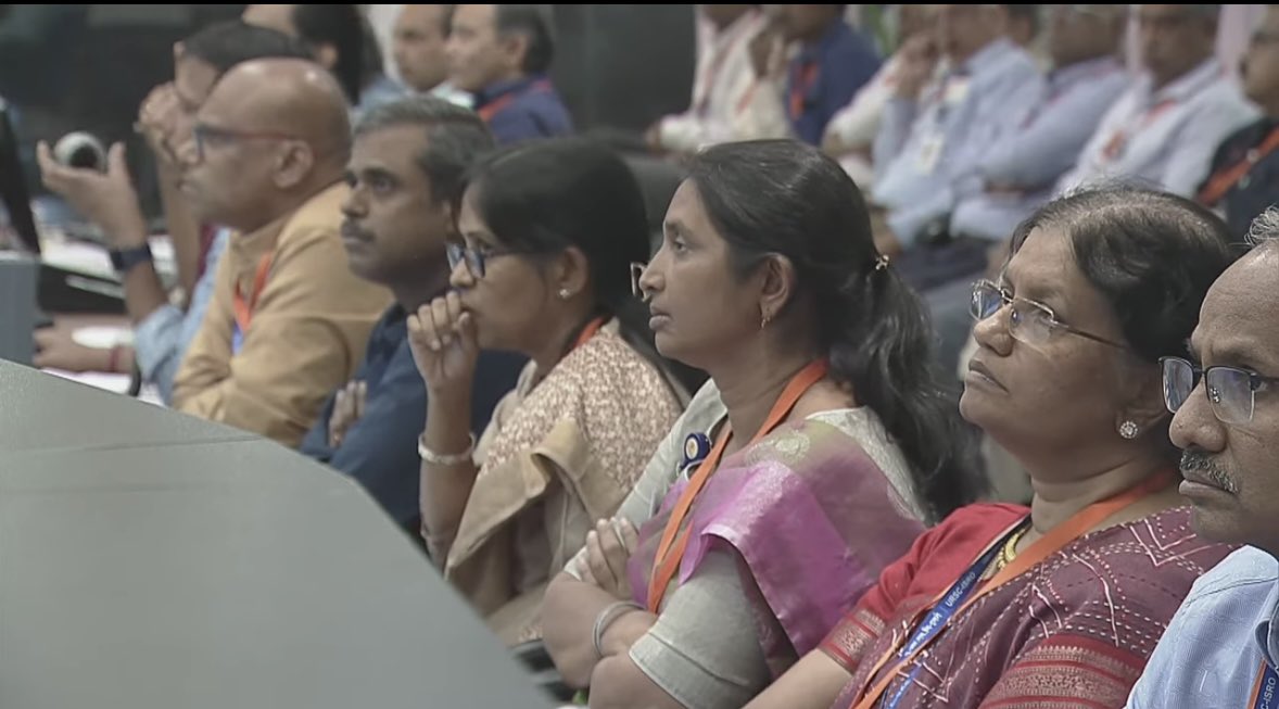 tanvi_madan's tweet photo. I'm always particularly glad to see the female STEMers at ISRO. 

What great role models. 
#Chandrayaan3 https://t.co/ezs2jpDcAr