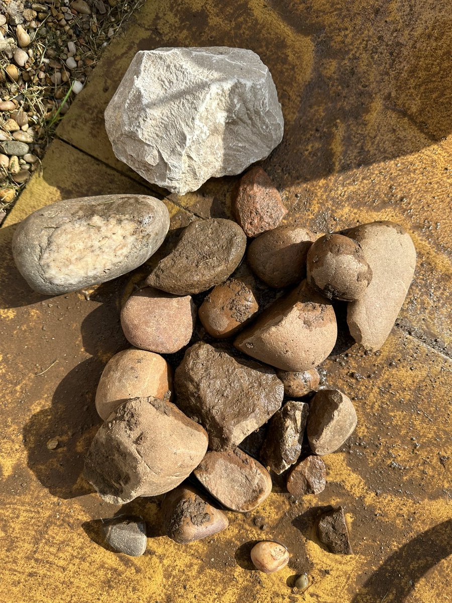 oliviaaparkerrx's tweet photo. The lawn at our house is in an awful state and full of stones that are stopping the grass from growing, but @MillerHomesUK refuse to do anything because they are “naturally occurring”. I wasn’t aware that concrete and tarmac could be found underground. This is 1/2 the garden. https://t.co/UZTgK6TBSP