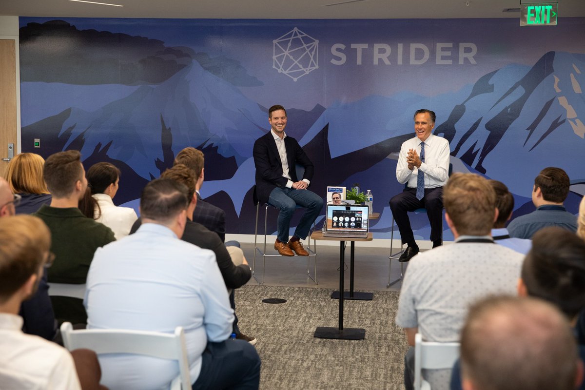 The CCP continues to pose great threats to the supply chains, personnel, and IP of U.S.-based companies. Met with the team at South Jordan-based Strider Technologies to discuss their capabilities for addressing these vulnerabilities &amp; other pressing national security challenges.