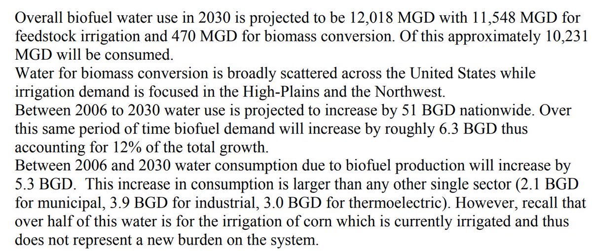 TonyClimate's tweet image. Nearly twelve billion gallons of water are used every day in the US to grow biofuels.  The #ClimateScam uses huge amounts of water, and then they blame water shortages on fossil fuels.  The cynicism of the people behind this scam appears boundless.

osti.gov/servlets/purl/…
