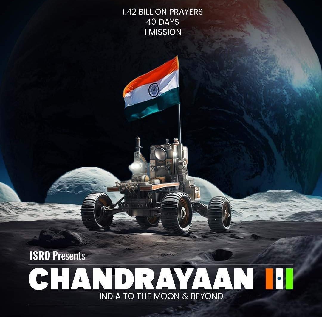 ImDSGhosh's tweet photo. And Today the World Shouts, "INDIAAAA..!!" 🇮🇳 SOoo proud and Happy on the Successful Mission of #Chandrayaan3 and Soft landing of #Vikram_Lander..!! 
Congratulations to Team @isro  and all of the Scientist associated with it..!!
🇮🇳❤️🌕
"TOUCHED DOWN.." ,,🌖🚀 https://t.co/6htWDs6jQV