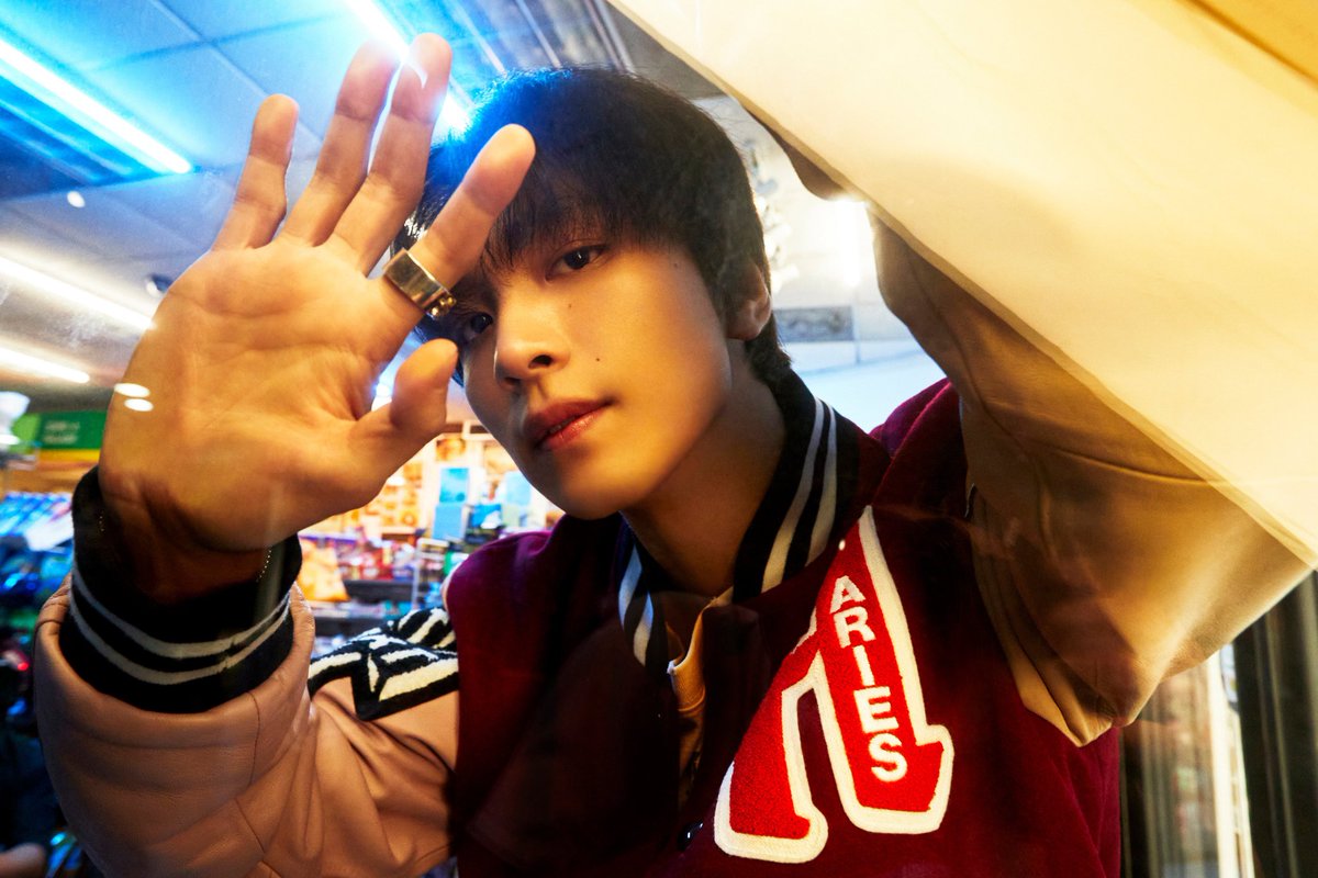 Dive into the future with the electrifying NCT 2023 CONNECTION teaser that unveiled. In this sneak peek, i took center stage exuding an effortless coolness that's a perfect blend of casual and trendy. Wrapped in a maroon varsity jacket that speaks volumes about my individuality.