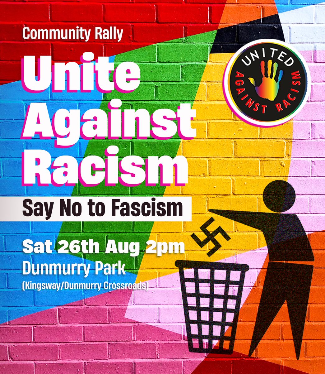 CllrMickCollins's tweet image. COMMUNITY RALLY: BELFAST SAYS NO TO FASCISM

Nazi flags were recently erected outside Iqraa Mosque in Dunmurry in a disgraceful attempt to intimidate our local Muslim community. The racists involved do not speak for the people of this area.

🧵👇