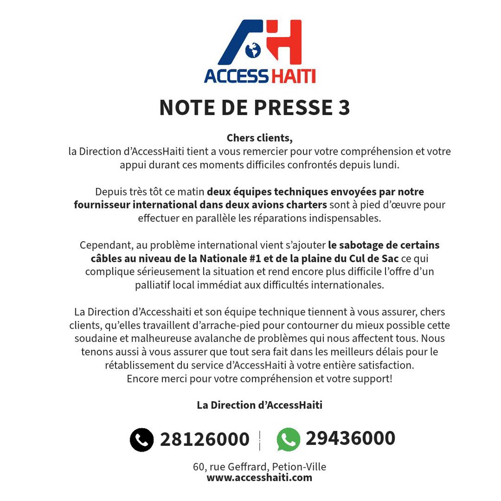 Access Haiti tweet media