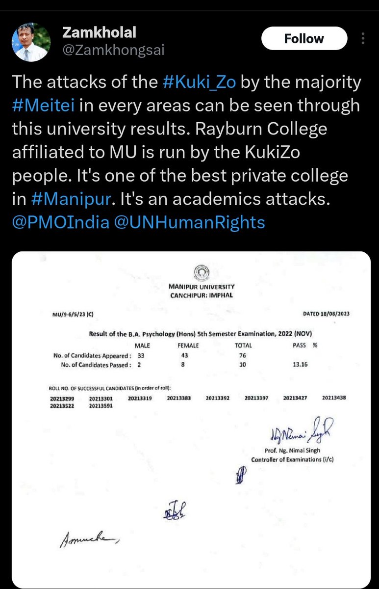 It's natural for some students to fail and some to pass. If you think there's a conspiracy, every university in the country has a grievance address process for reassessment. Stop whining. Like @RussellPeters_ say, be a man, do the right thing. #XposeKukiLies
