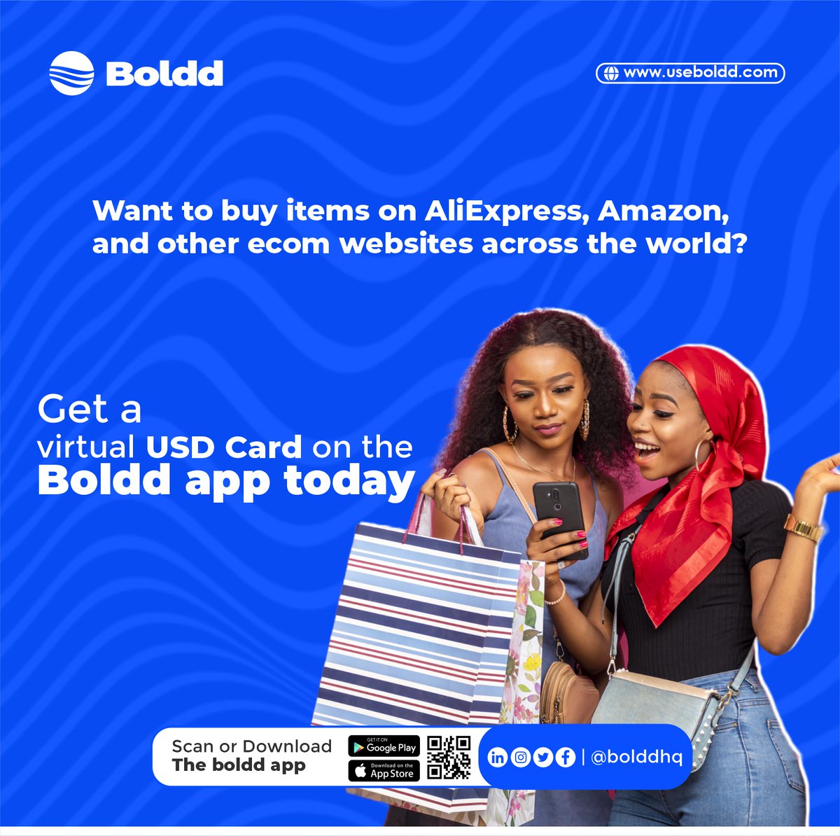 Have you created a USD card yet?

With your Virtual dollar card, you can make international transactions as seamless as possible. Join other businesses making seamless transactions today! Create your virtual dollar card here useboldd.com

#Boldd #usd #businesssucess