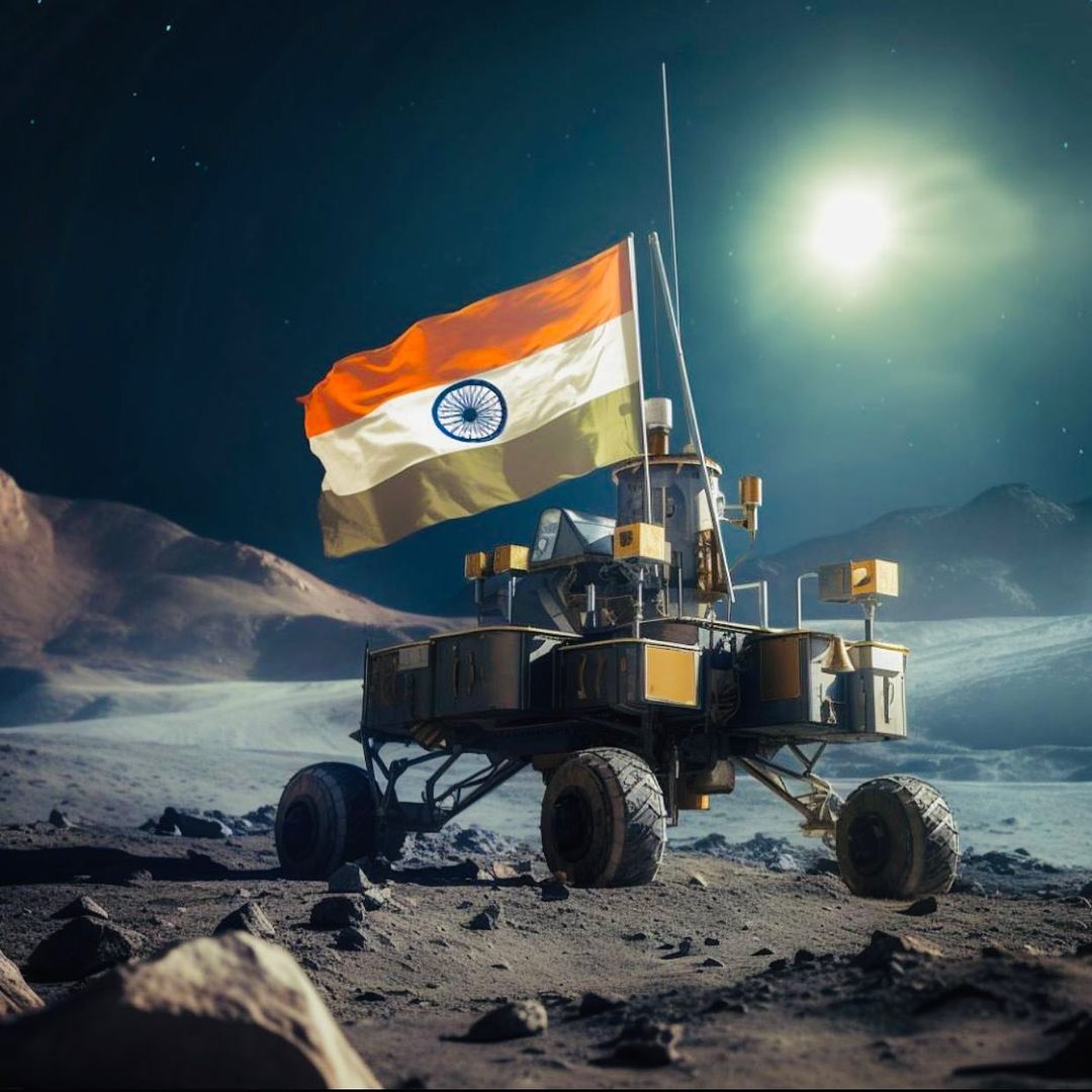 RuturajLimkar's tweet photo. चंद्रयान - 3 ने चंद्राच्या दक्षिण ध्रुवावर यशस्वी सॉफ्ट लँडिंग केल्याबद्दल सर्व शास्त्रज्ञ, इस्रो कर्मचारी आणि सर्व भारतीयांना मन:पूर्वक शुभेच्छा..! https://t.co/nqp6deyGbh