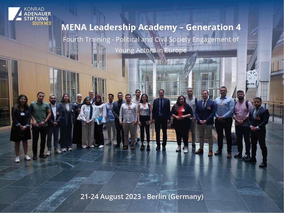 4/ As our Berlin training progresses, we transition from broad overviews to intricate mechanisms, enriching our cohort's perspective. Awaiting Day 3 insights from #MENALeadershipAcademy.