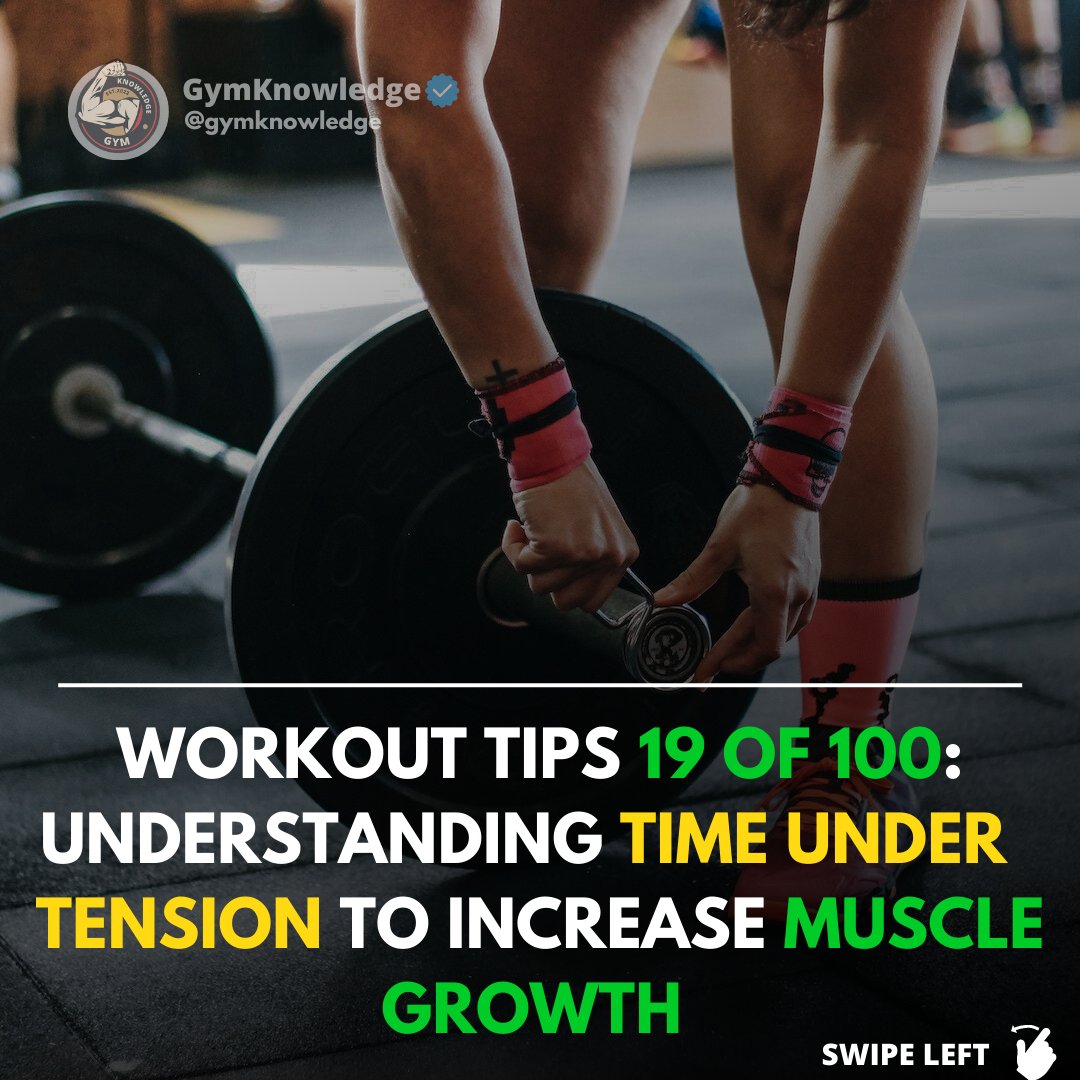 GymKnowledgeOne's tweet image. 💪 Maximizing Muscle Gains: The Power of Time Under Tension 💪

Unlock your body&apos;s potential with this bodybuilding secret! &quot;Time under tension&quot; (TUT) might just be the key to taking your gains to the next level. 🚀#gym #timeundertension #training