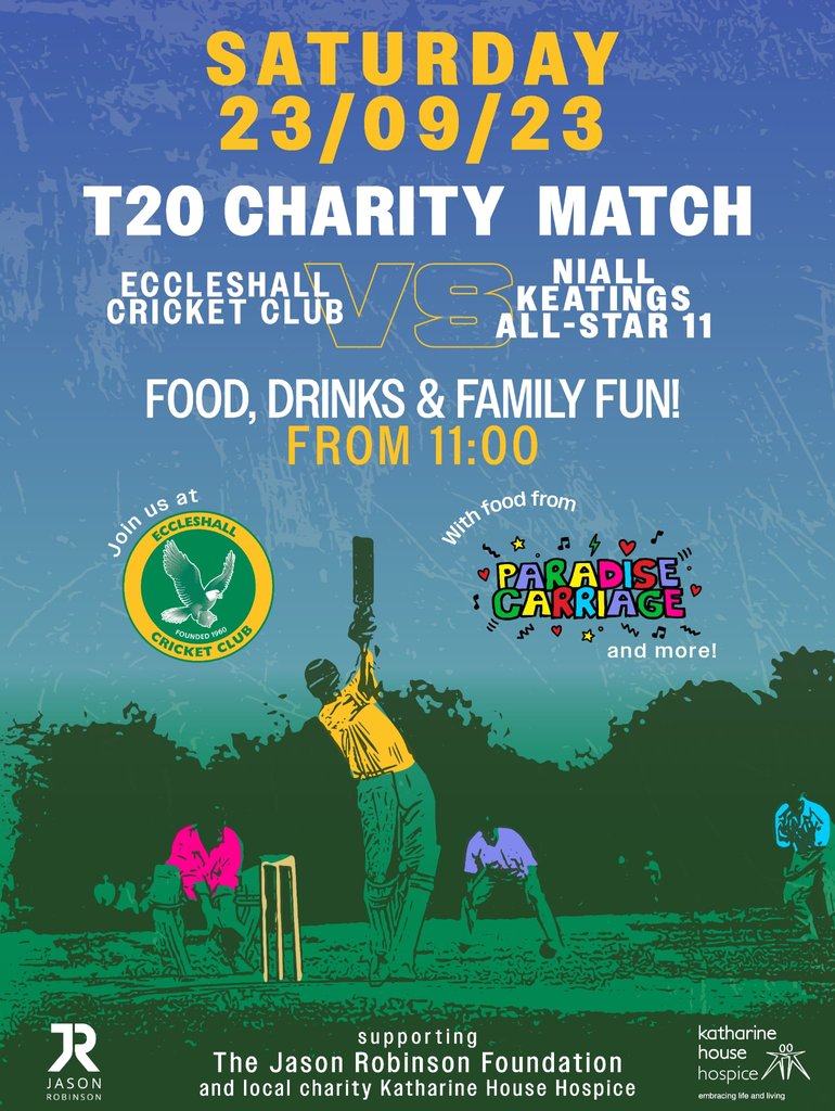 CELEB T20 Charity match #Pitchero
eccleshallcc.co.uk/calendar/event…