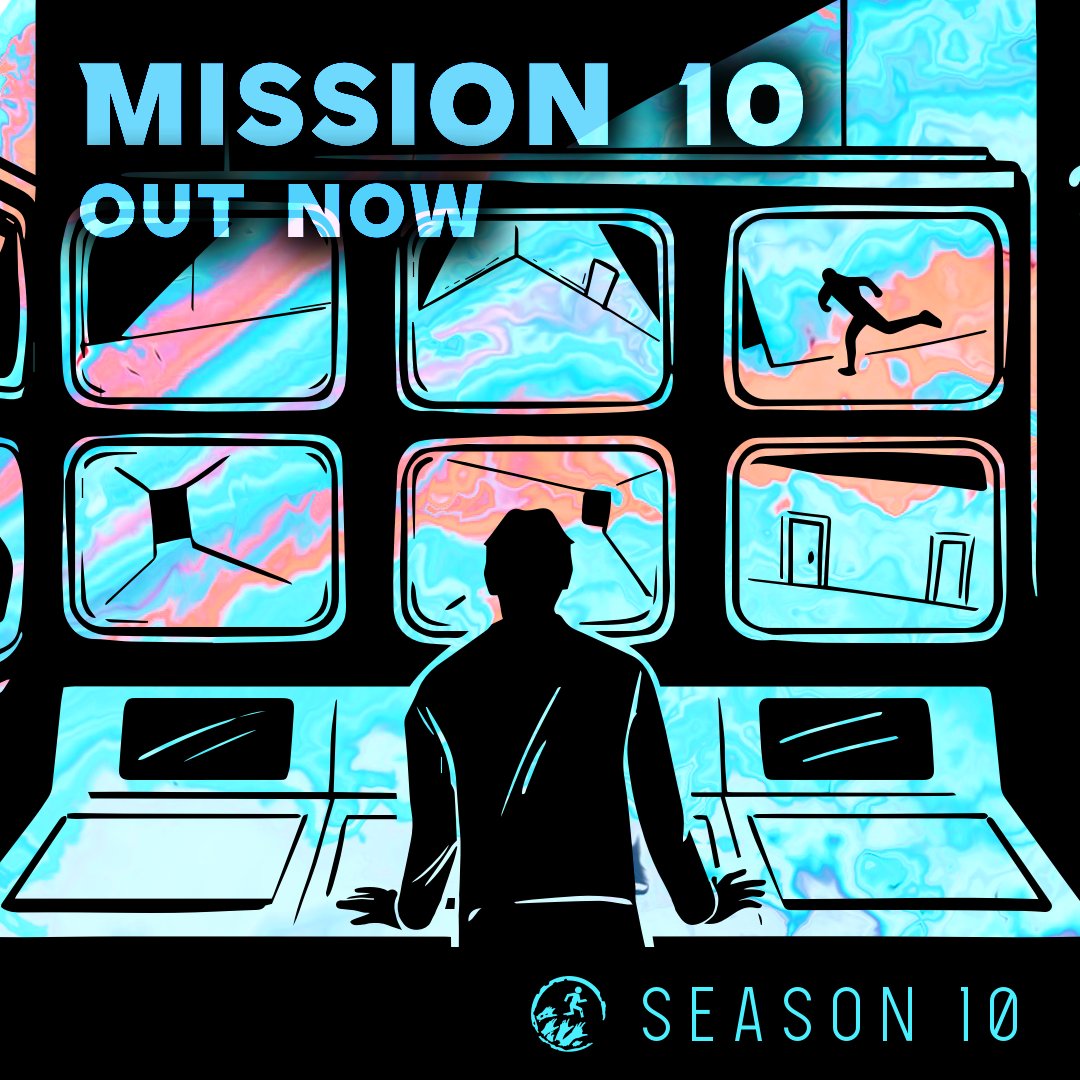 RunWithZRX's tweet photo. Imprisoned, alone, and now surplus to requirements, it's looking bleak for you, Runner Five.

A surprising offer of help brings a new dilemma... are you ready to take a leap of faith?

Mission 10 of Season 10 is available now. https://t.co/S1LObk9pVW