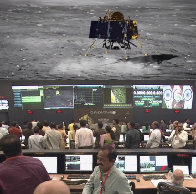 WorldianOffice's tweet photo. This time , Automatic Landing Sequence executed well,Lander Module arived at the designated point,ALS command, the LM to activates the engines,Sequential commands completed...

Hoorah, congratulations Team @isro  🇮🇳💐 jai hind🙏
We have done it and justified the tears 👍 https://t.co/26iTiDlGCV