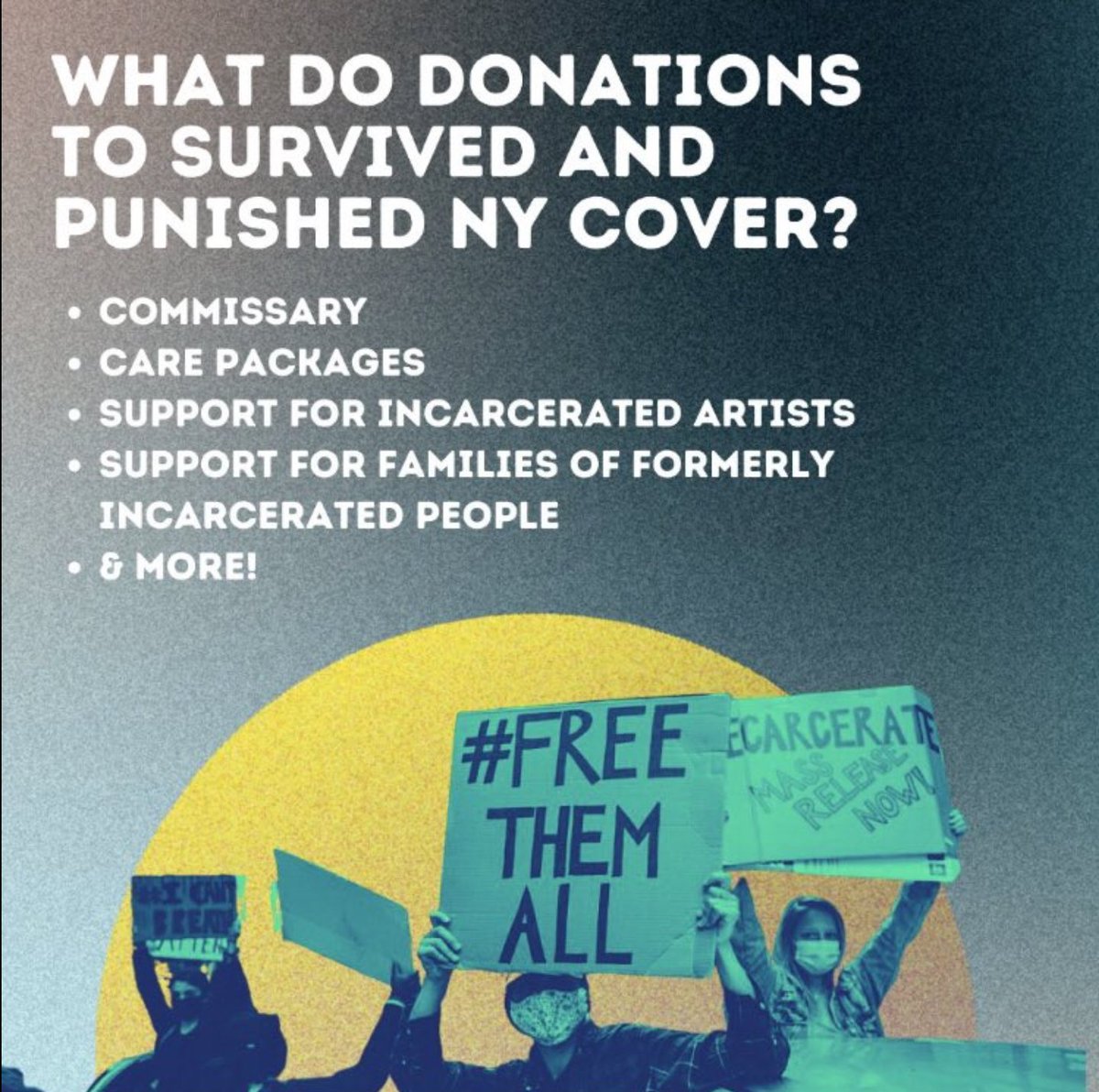 Great news! Our summer mutual aid drive (which covers commissary+necessities for criminalized survivors in NYS) has raised ~$21k! 🎉 ...But we still have $19k to go. Can you help?

Sat+Sun we have a vintage/homemade goods sale (info below) OR give directly bit.ly/SPNYfund