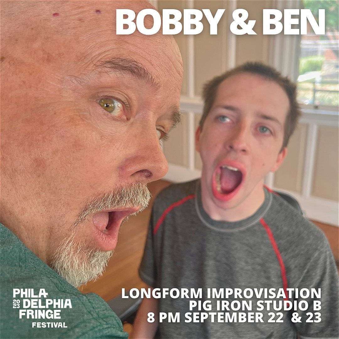 Today we had a great conversation with Benjamin Lloyd & Bobby Evans during the Coffee Break Chat. We learned about their upcoming Fringe show 'Bobby & Ben', a long-form & unique improvisation performance. Shows on 9/22 & 9/23 at @PigIronSchool

Learn more: phillyfringe.org/events/ben-bob…