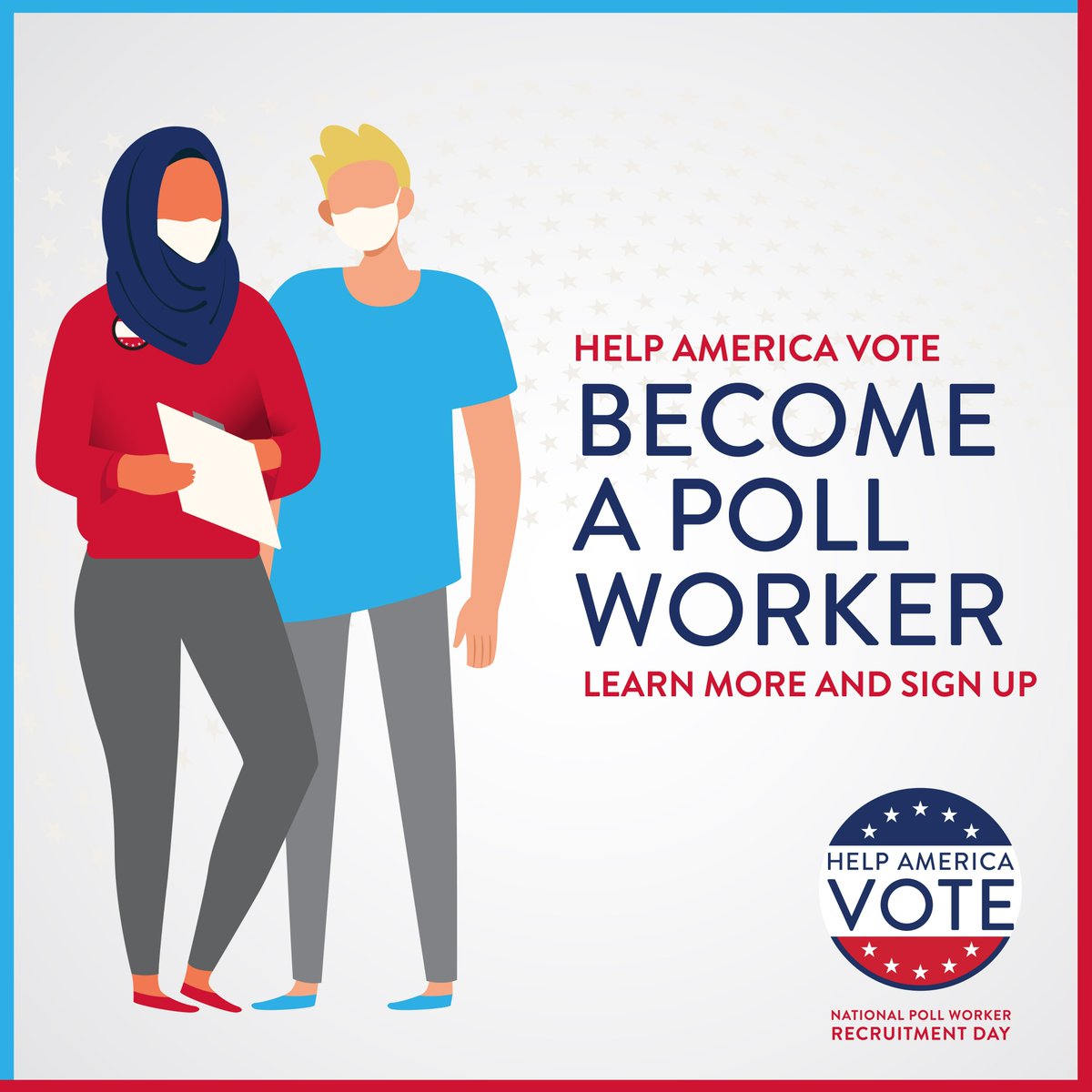 RepSalisbury's tweet photo. Would you like to help voters statewide make their voices heard this Election Day? Today's the perfect day!

17-year-old high school students can visit https://t.co/NLUnITYz7v and adults can visit https://t.co/gQZDp96AWh

#Becomeapollworker https://t.co/gBxH2prUP2