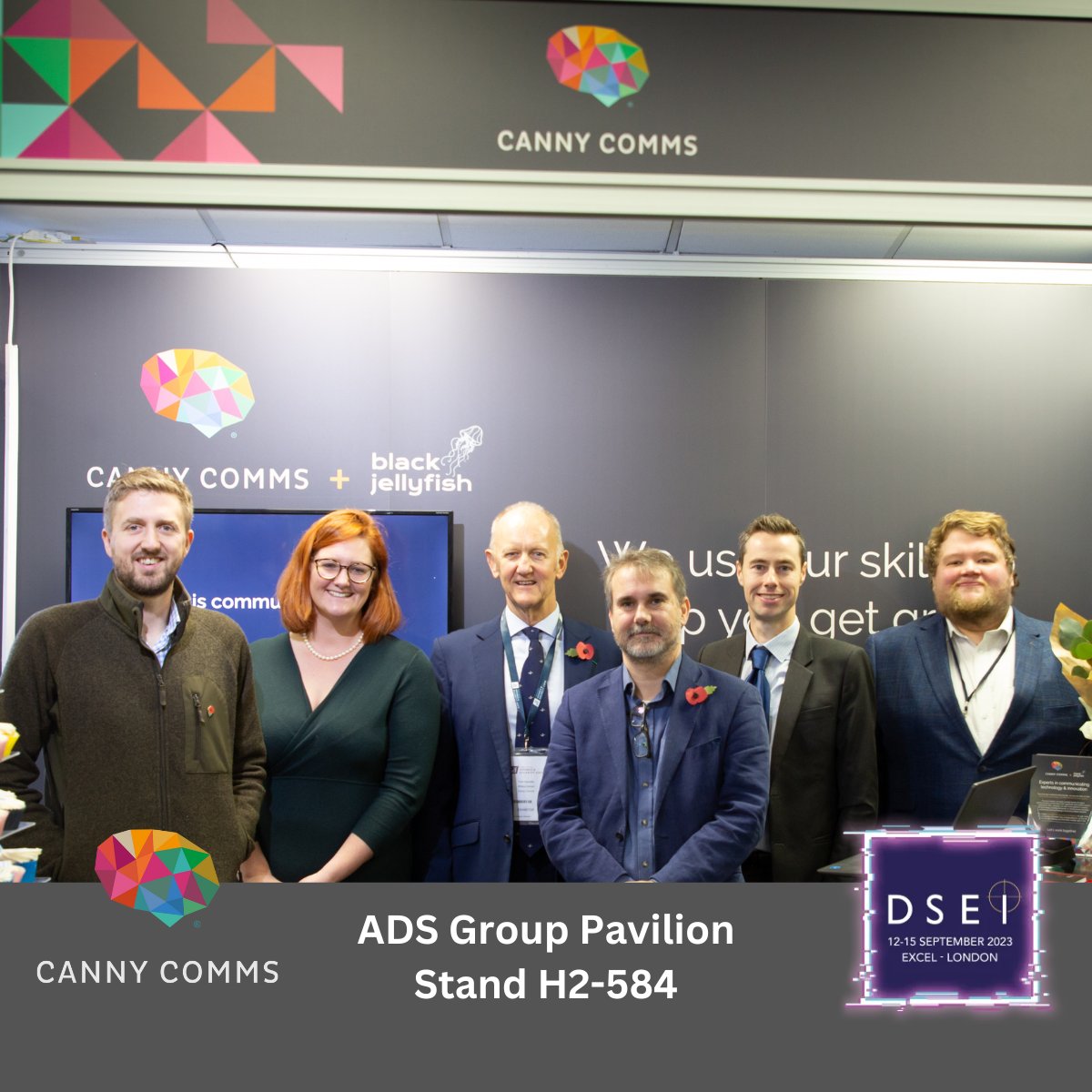 Our team revels in the excitement of preparing our clients for <a href="/DSEI_event/">DSEI 2023</a>. This time, we’re incredibly proud to have our VERY OWN STAND: H2-584.
Let's chat about how to communicate emerging tech well, arrange a meeting with us here: lnkd.in/eMh8hieG