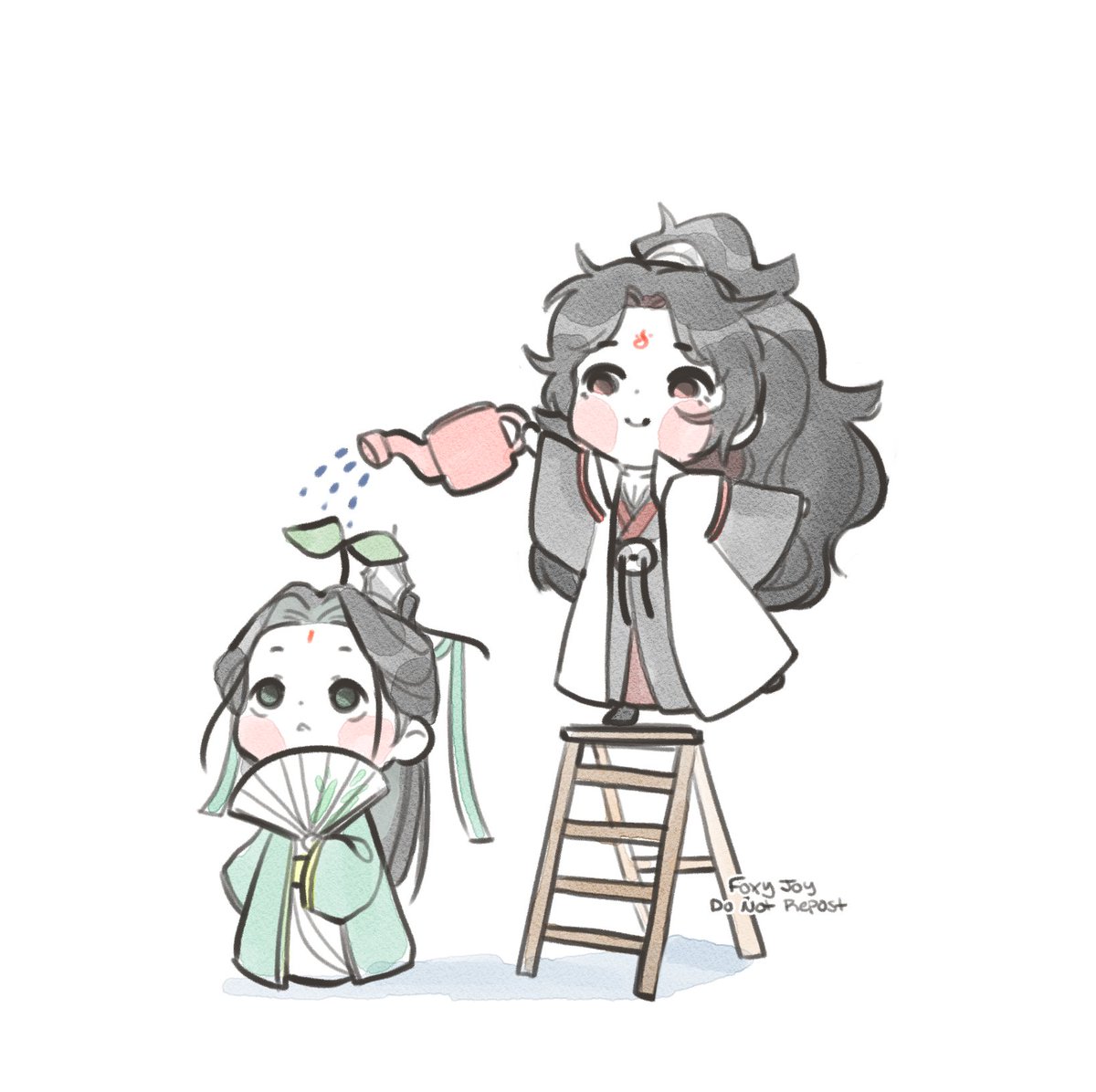 「don't forget to water your Shizun -#svss」|FoxyJoy 🦊🌸のイラスト