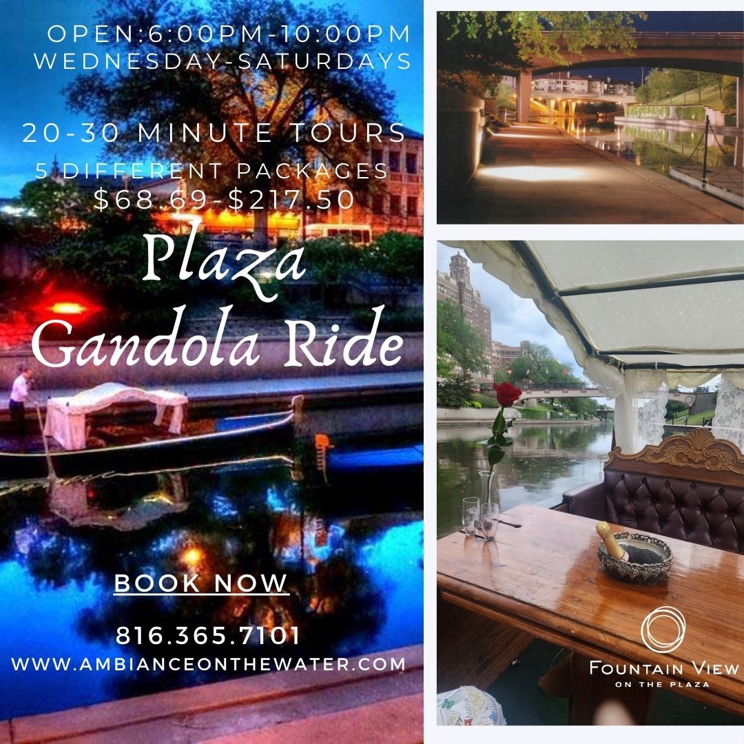 FountainViewPl's tweet photo. Wanna do something special this weekend? Just down the street from us, you can schedule a gondola ride down brush creek! go to their website for more info. #FountainViewOnThePlaza #GondolaRide #ApartmentLiving #CountryClubplaza #Romance #KansasCity https://t.co/xCzt7bV6gY