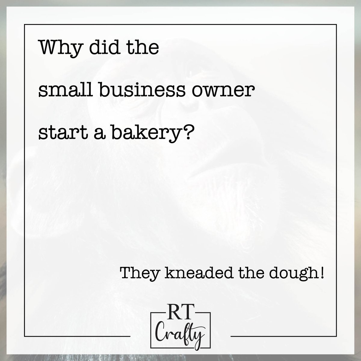 Rt_studios_'s tweet photo. A terrible joke to help you through the rest of the week
Why did the small business owner start a bakery?
They kneaded the dough!

#joke #joking #dadjoke https://t.co/DfpP6pl4Cg