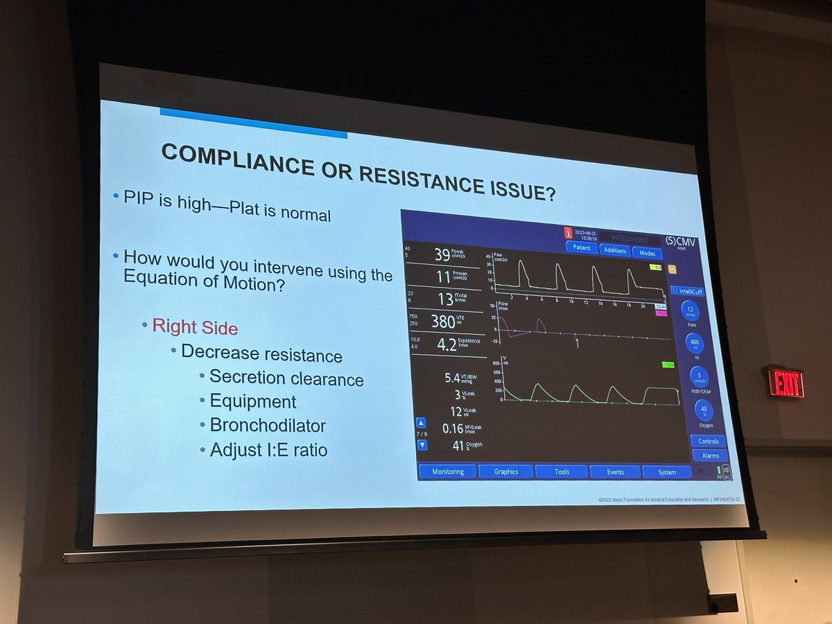 Mayo Clinic Mechanical Ventilation Conference tweet media
