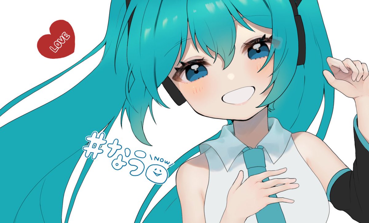 初音ミク 「ミク誕にいいの描くから待っててね 」|椎煉 ねゐのイラスト