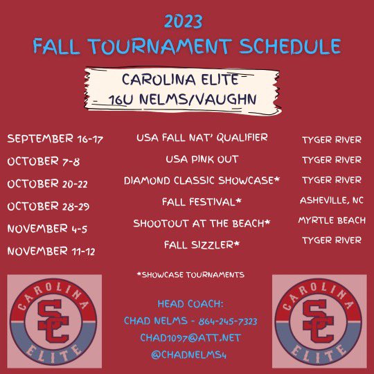 KadynWilliams15's tweet photo. Fall schedule
#softball #fall https://t.co/xY2ivbjDmC