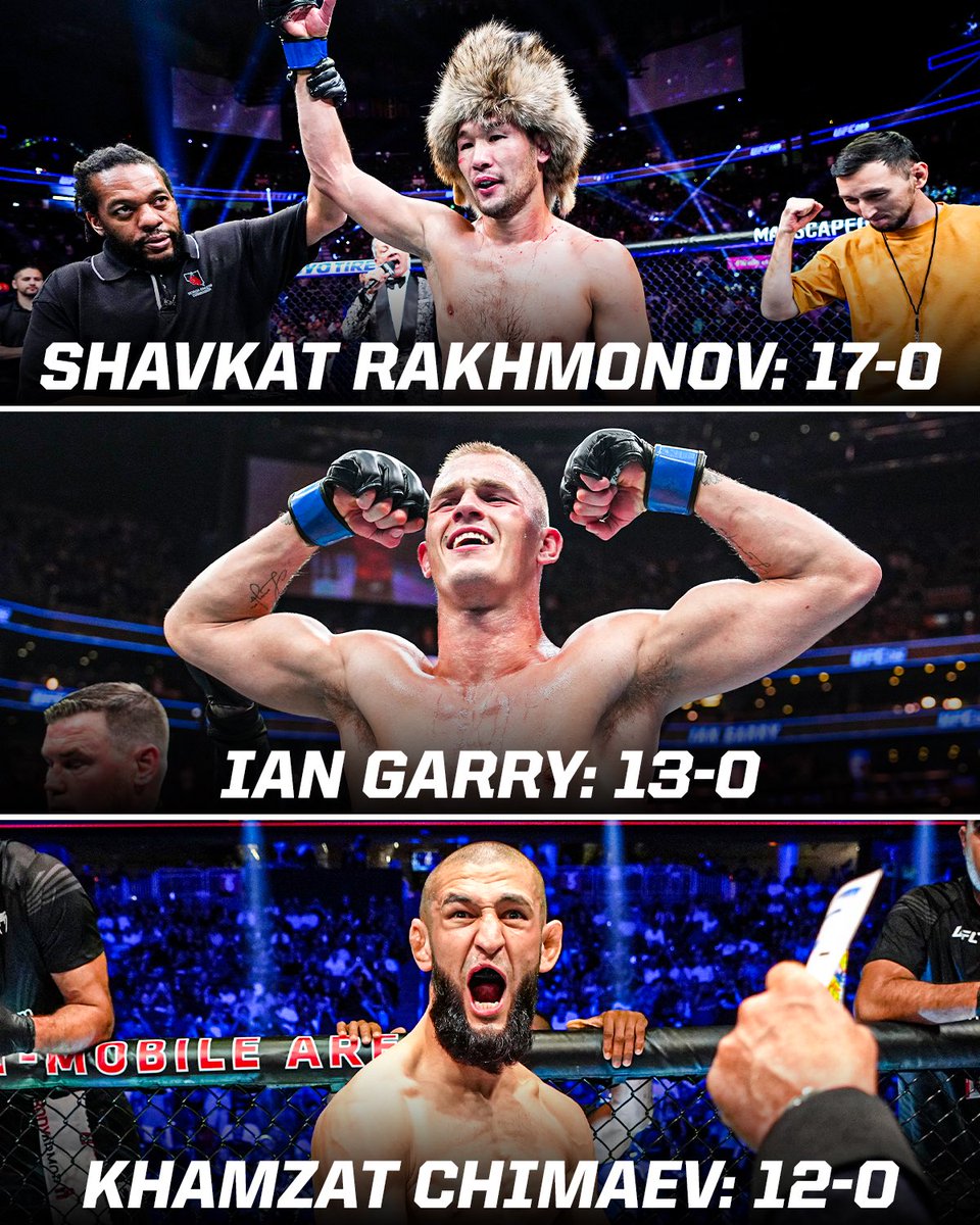 These UFC welterweights are still undefeated ￼💪 #UFC292
