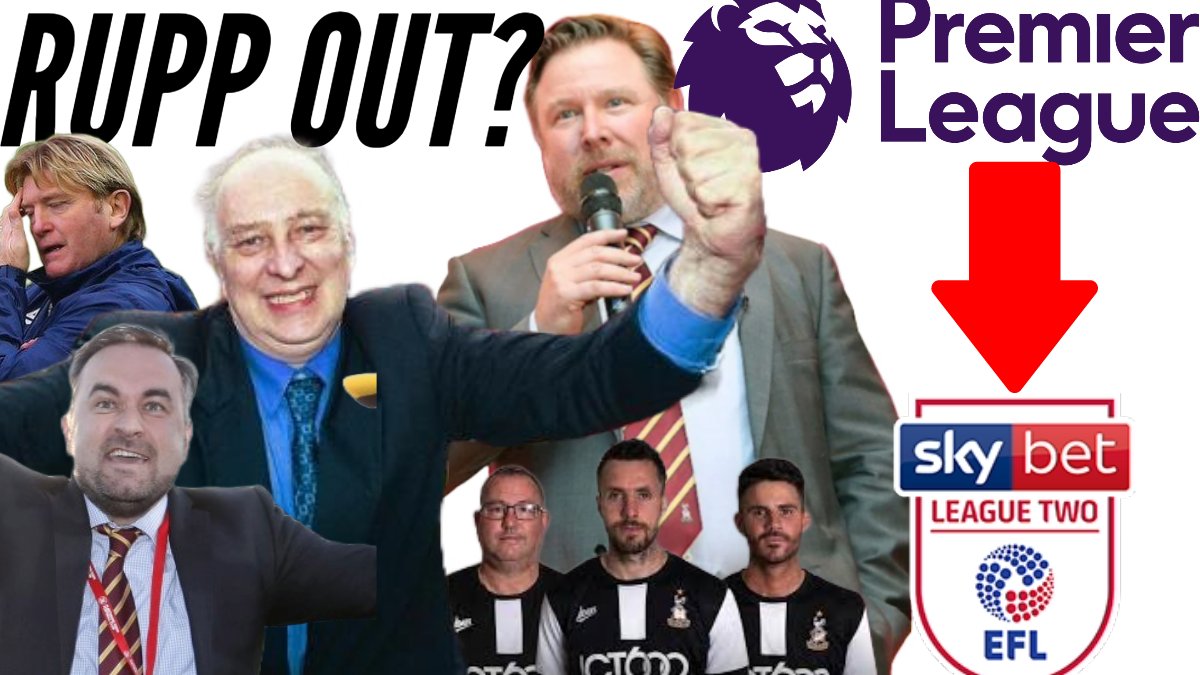 Premier League To League Two!  #ruppout GET OUT OF OUR CLUB!!! #bcafc #bantams 
Video Link:
youtu.be/CboivkiKF9o via @YouTube