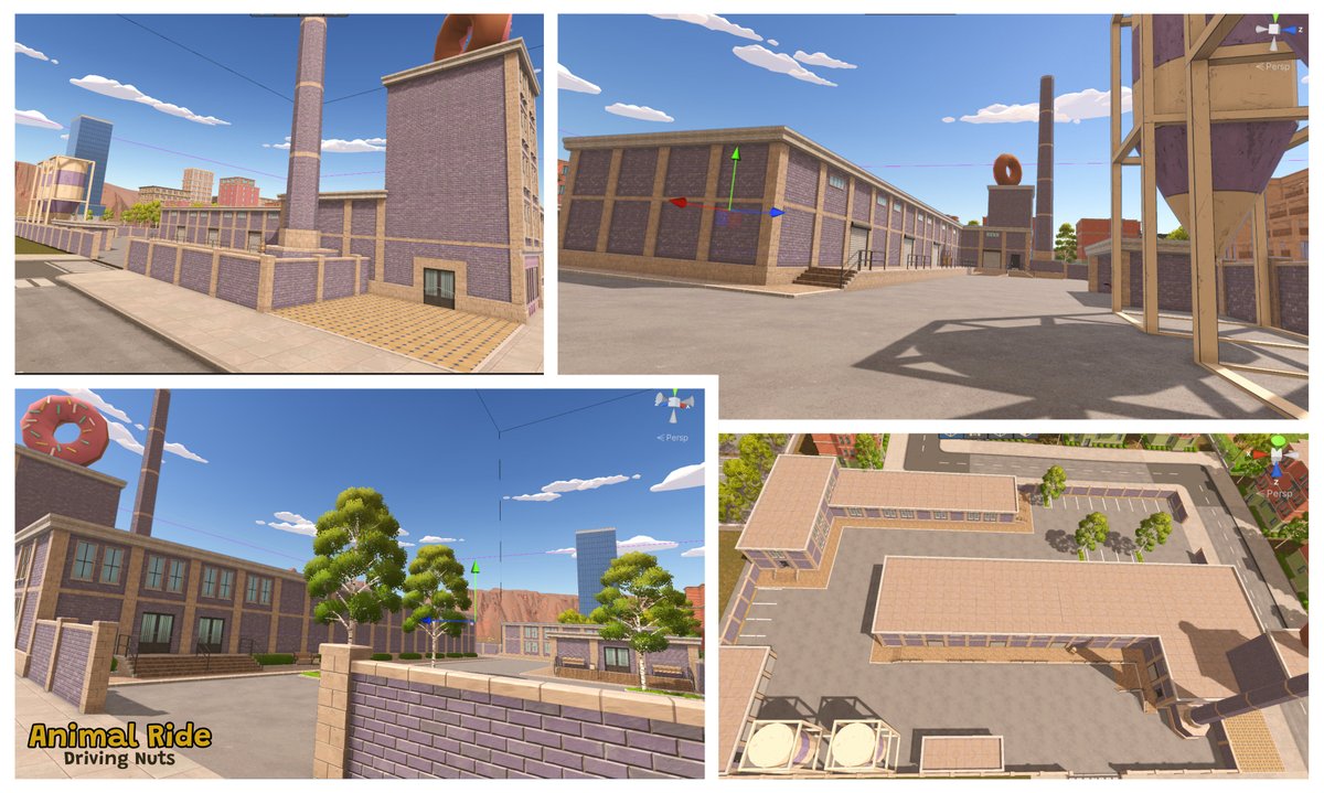 OldSchoolKid74's tweet photo. I'm reposting a screenshot where we had to remove the studio name, bc of legal issues.

Feel free to like them again 😄

This is the Doughnut Factory 🍩🏭

#animalride #indiedeveloper #IndieGameDev #indiedev #gameart #stylized #madewithunity #Unity3d #UnityURP #Substance3D #b3d https://t.co/DKKwuwUvrB