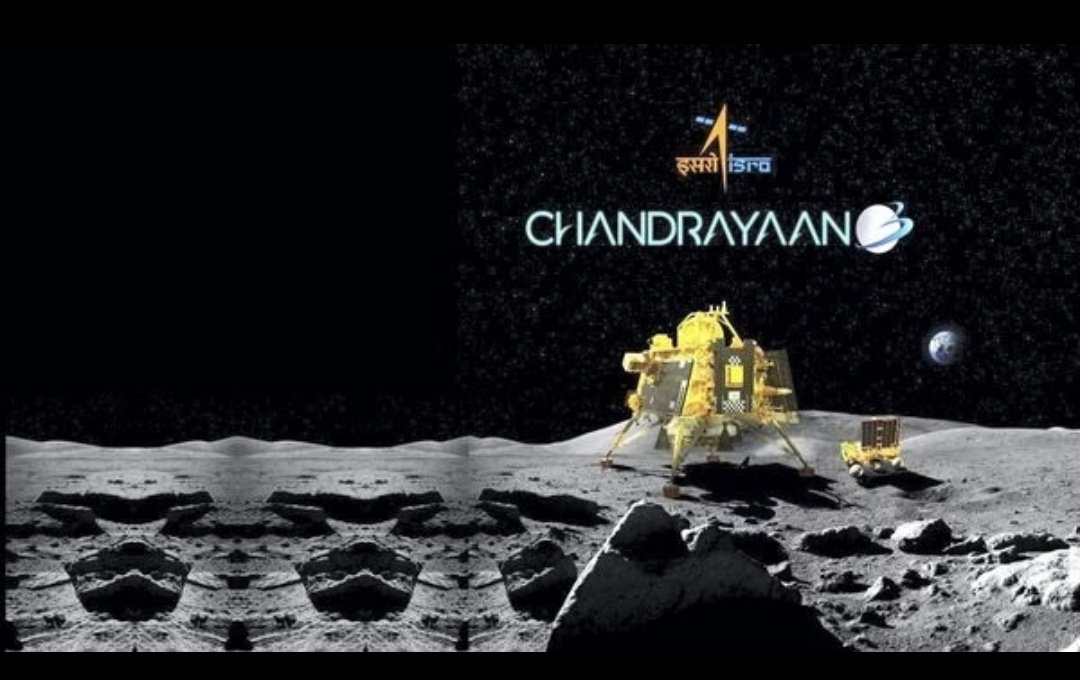 SupercopSurya's tweet photo. चंद्रयान-3 के चांद पर सफल लैंडिंग पर इसरो की चंद्रयान 3 मिशन टीम को तथा देशवासियों को बहुत-बहुत बधाइयां💐
🌕चांद के दक्षिणी ध्रुव पर भारत को पहुंच व इतिहास रचने पर हमें गर्व है💪🏻
भारत माता की जय🇮🇳 https://t.co/zHBCCXIJ5L