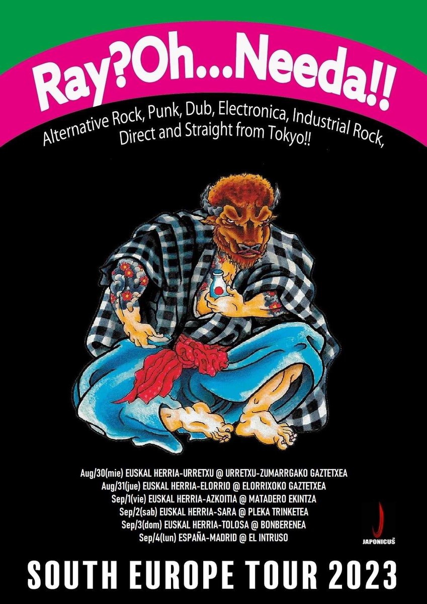 JAPONIAko lagunak EUSKAL HERRIrat datoz! ( data bakar bat iparraldean: SARA...) Ez huts egin!!
<a href="/InfoJaponicus/">Japonicus</a> <a href="/Badokeus/">Badok</a> <a href="/ekiza_twit/">ekiza</a> <a href="/Musikazuzenean/">MusikaZuzenean</a> <a href="/ZARATAmondo/">ZARATA Mondo Sonoro</a> <a href="/berria/">Berria.eus</a> <a href="/naiz_info/">naiz:</a> <a href="/NAIZirratia/">NAIZ irratia</a> <a href="/gaztea/">Gaztea</a> <a href="/F3euskalherri/">France3 Euskal Herri Pays Basque</a> <a href="/euskalirratiak/">Euskal Irratiak</a> <a href="/euskadi_irratia/">Euskadi Irratia</a> <a href="/noizagenda/">NOIZ Agenda</a> <a href="/nontzeberri/">Nontzeberri Kultura</a>