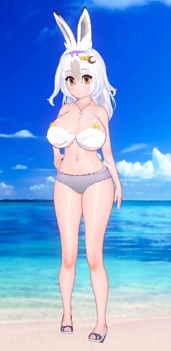 今日1ヶ月ぶりにコイカツをやり直してから、カンジキウサギのウサギ専用水着を作ってみました。 