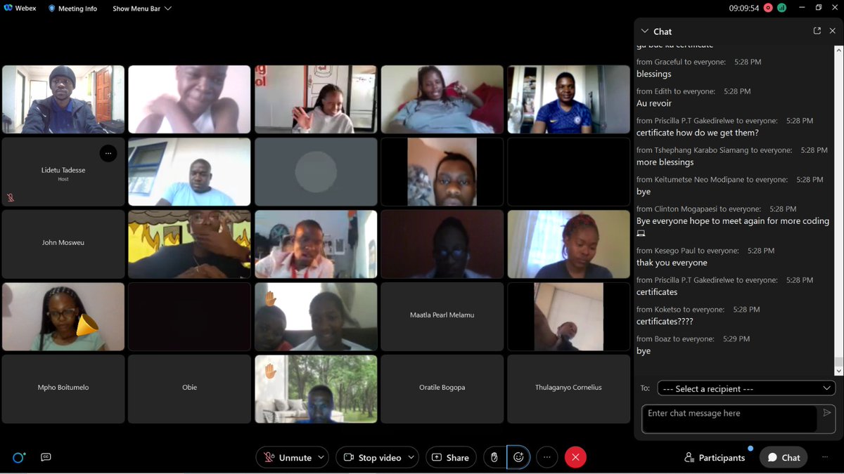 MTamajasi's tweet image. Day 3/3 of python online training with Orange Digital Center Botswana
#python_programming
#lidetu #ODCBotswana #OnlineTraining